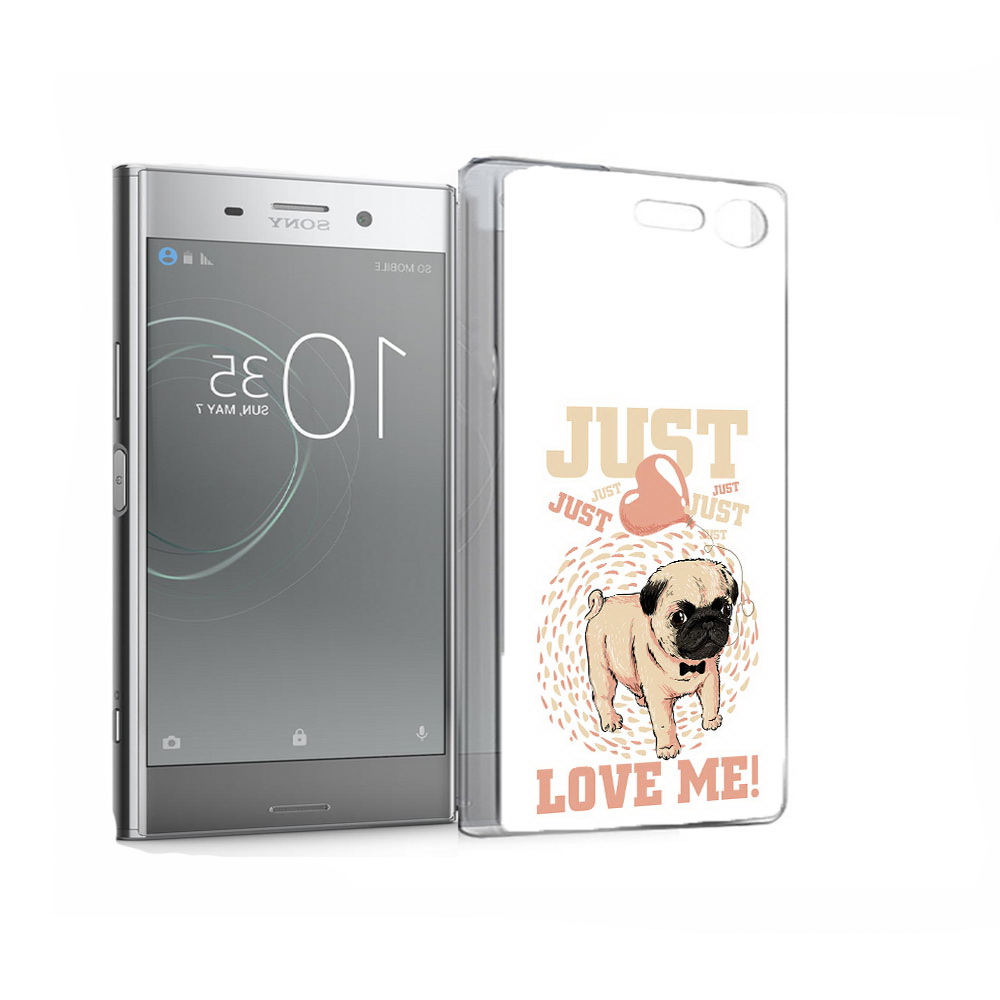 

Чехол MyPads Tocco для Sony Xperia XZ Premium Люби меня (PT67145.226.109), Прозрачный, Tocco