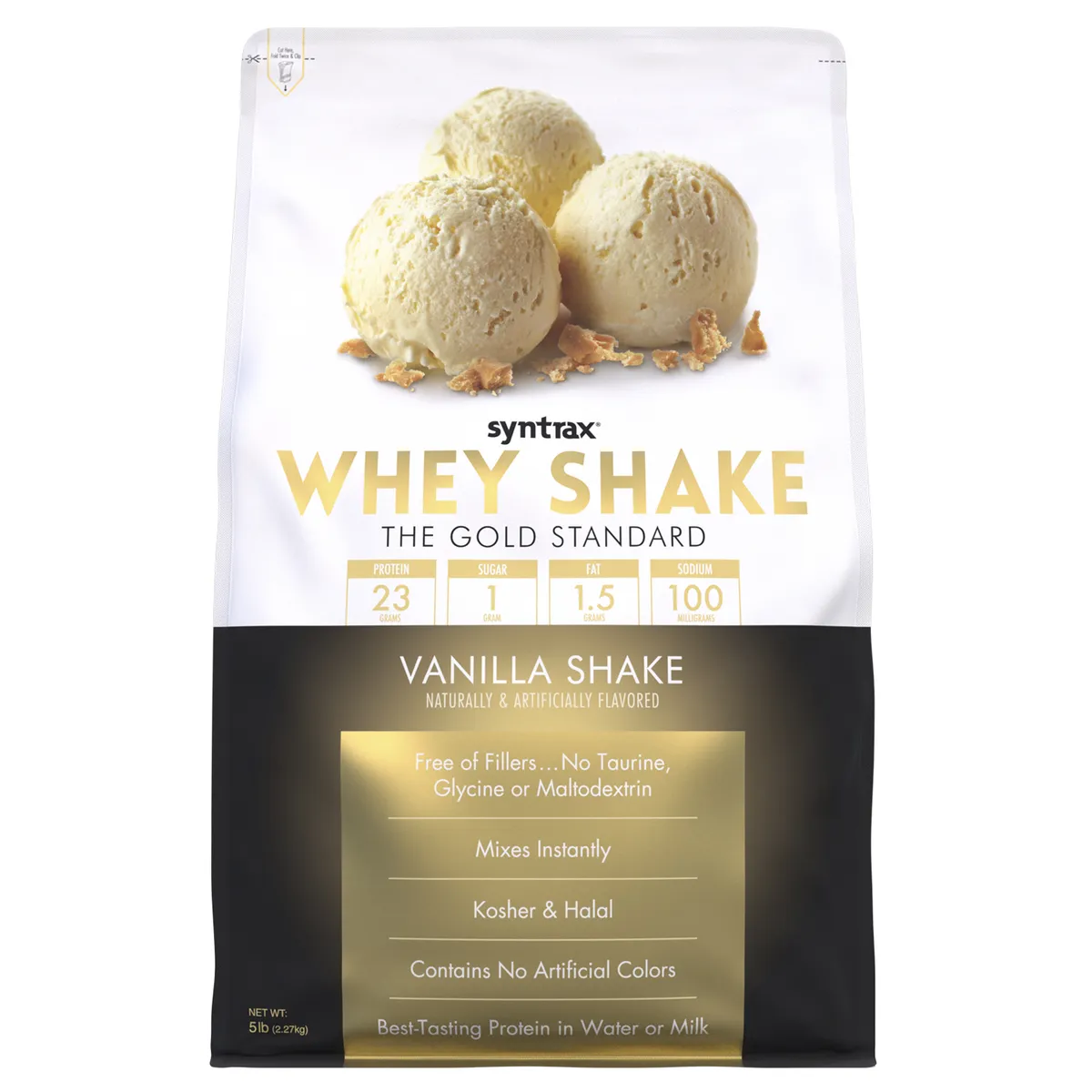 Протеин Syntrax Whey Shake, 2270 г, vanilla shake