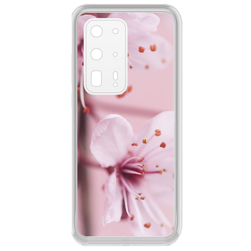 фото Чехол-накладка krutoff clear case весна для huawei p40 pro+