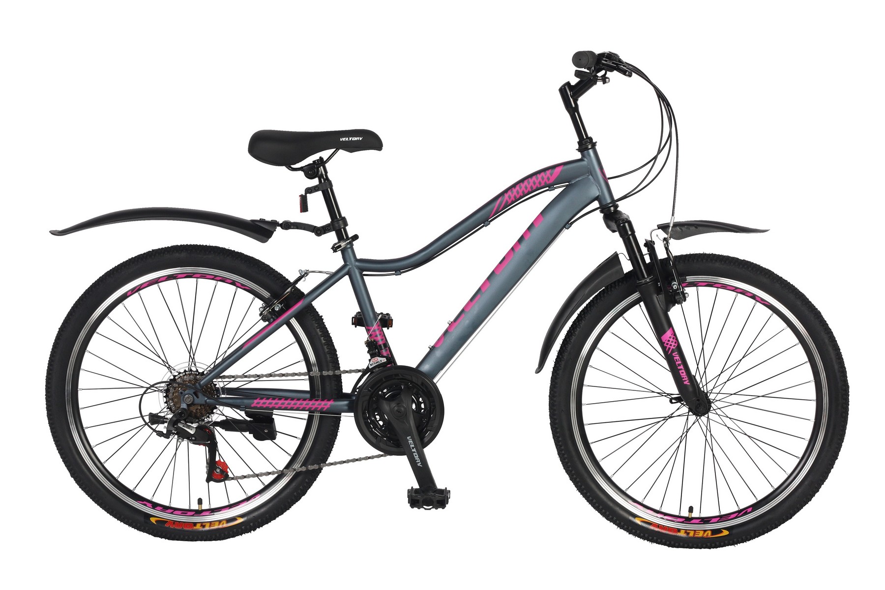 Велосипед горный подростковый VELTORY 24V-4007 2024 от 9-13 лет рост 130-150см 1580700₽