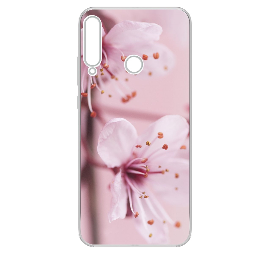 фото Чехол-накладка krutoff clear case весна для huawei p40 lite e/y7p/honor 9c