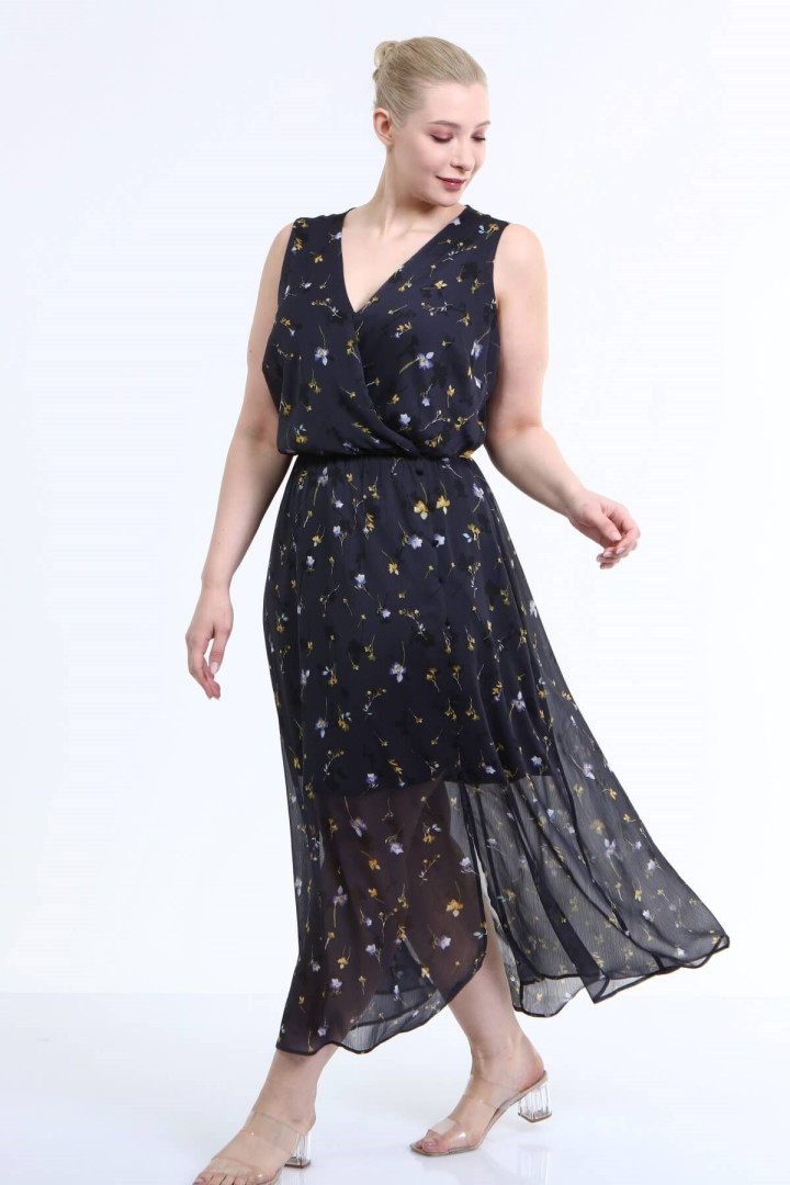

Платье женское My Line Moda 1397 синее 50 RU (товары доставляются из-за рубежа), 1397