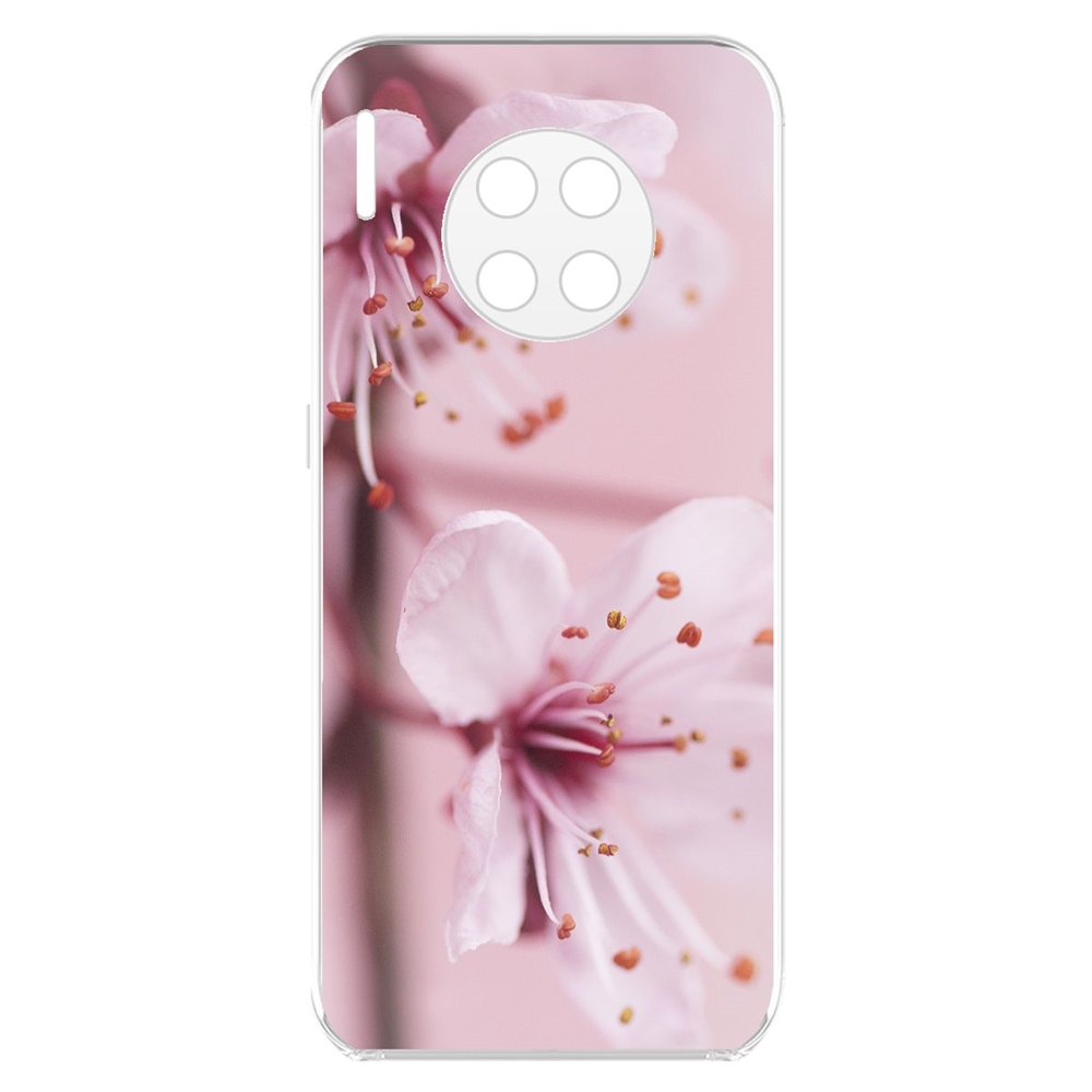 фото Чехол-накладка krutoff clear case весна для huawei mate 30