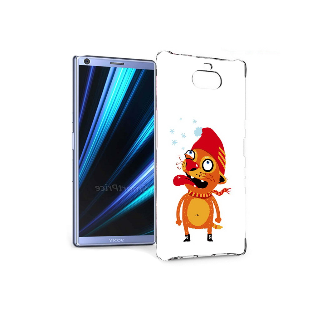 

Чехол MyPads Tocco для Sony Xperia 10 Зимний кот (PT125953.225.88), Прозрачный, Tocco