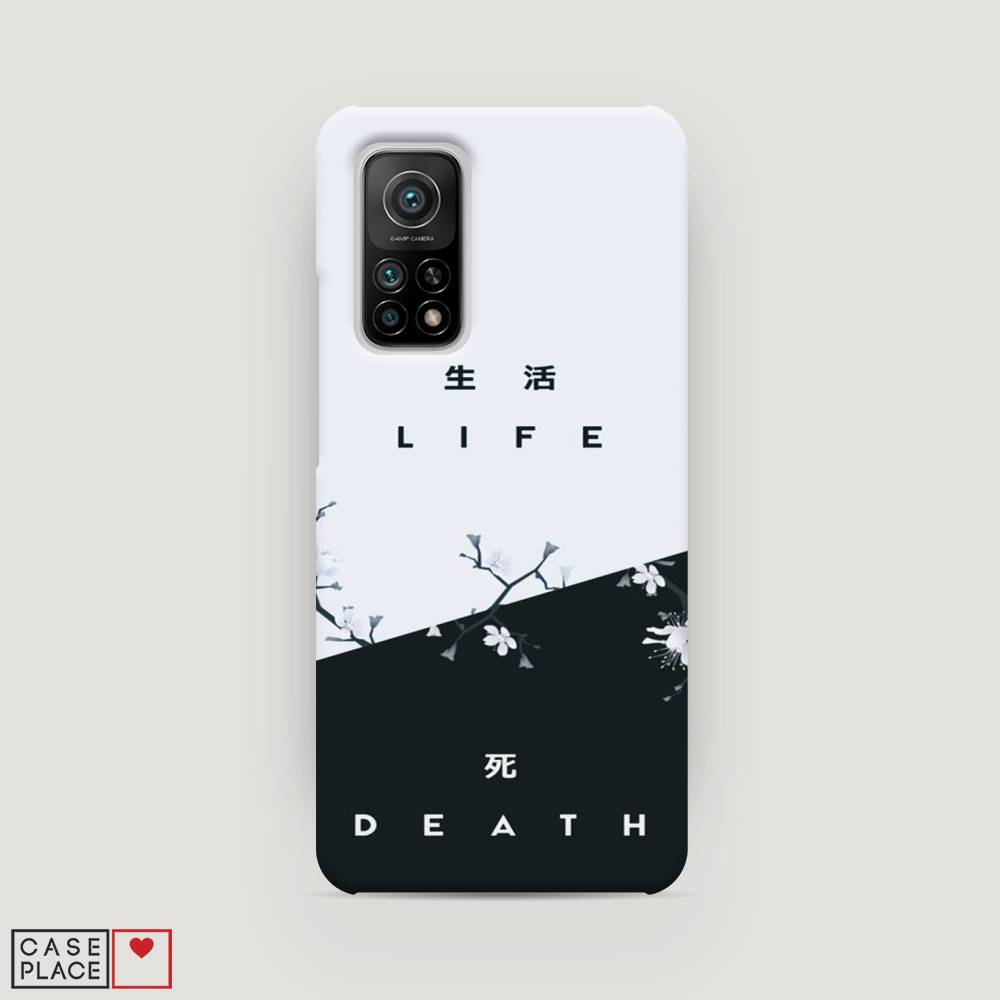 фото Пластиковый чехол "life and death" на xiaomi mi 10t awog