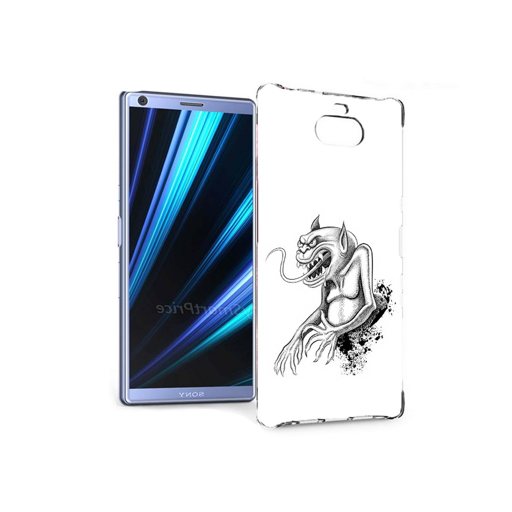 

Чехол MyPads Tocco для Sony Xperia 10 чорт (PT125953.225.692), Прозрачный, Tocco
