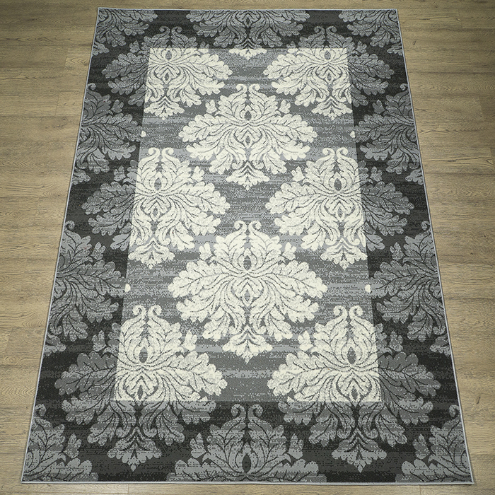

Ковёр Kitroom Лайла де Люкс 240x340 прямоугольный серый 15736