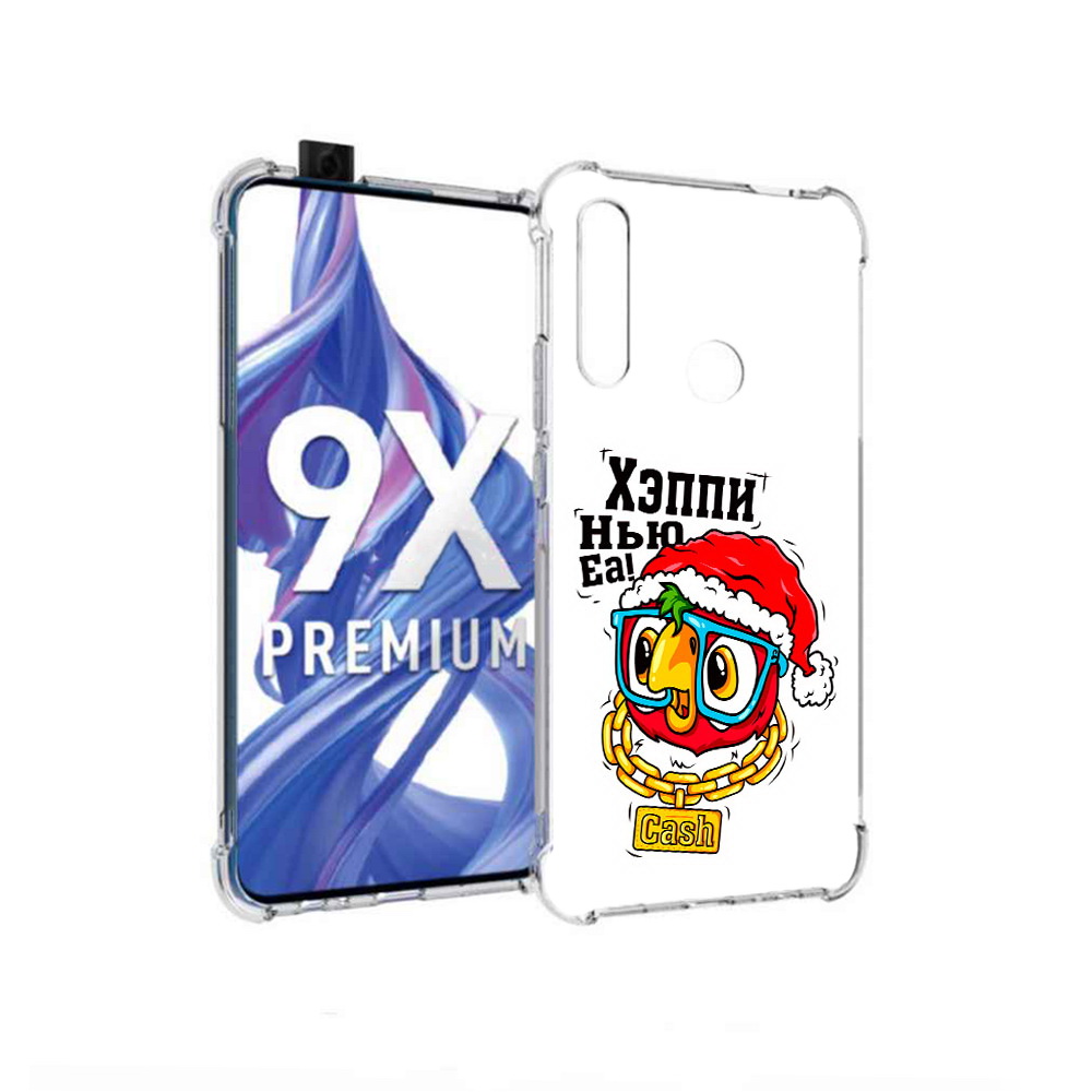 

Чехол MyPads Tocco для Honor 9X Хэппи нью еа (PT139835.22.196), Прозрачный, Tocco