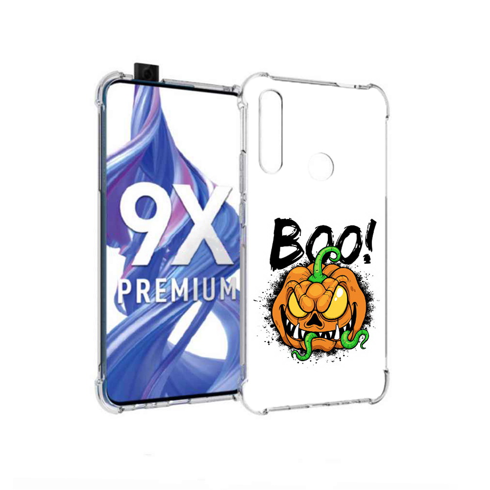 

Чехол MyPads Tocco для Honor 9X Хэллоуин бу (PT139835.22.193), Прозрачный, Tocco