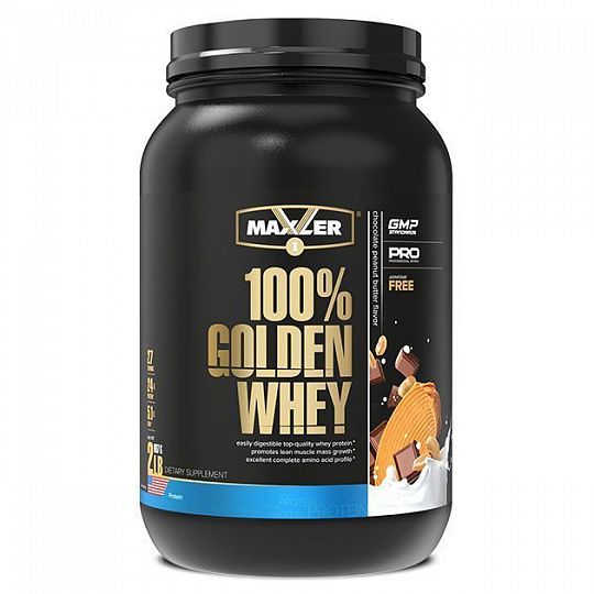 фото Протеин maxler 100% golden whey, 908 г, chocolate peanut butter