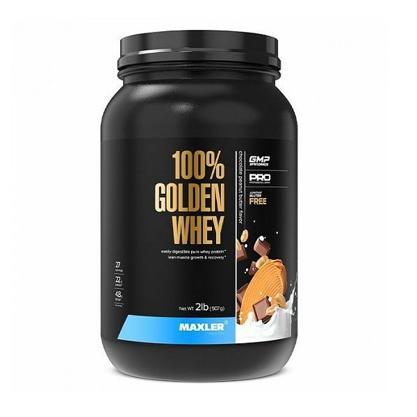 Протеин Maxler 100% Golden Whey, 908 г, chocolate peanut butter