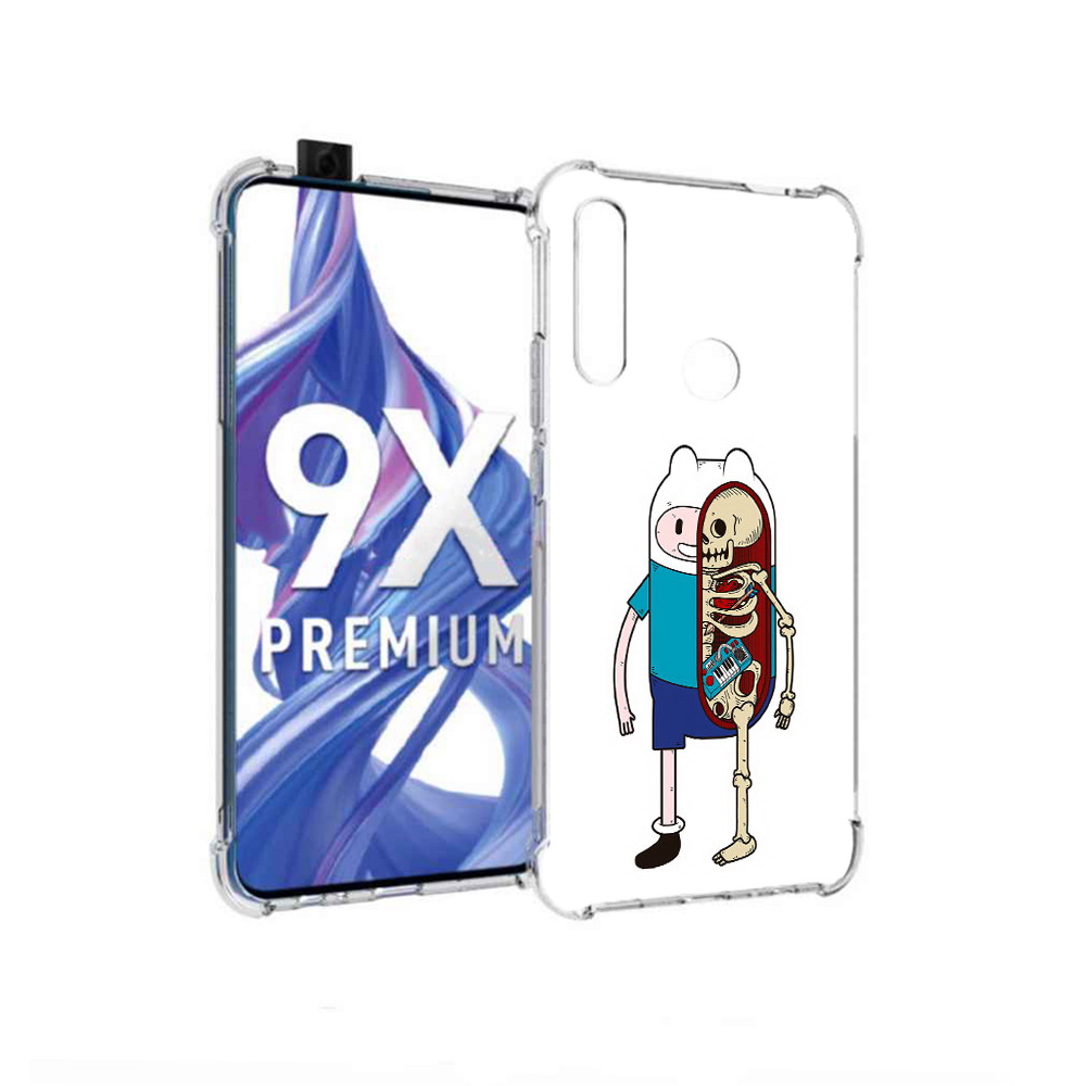 

Чехол MyPads Tocco для Honor 9X Финн скелет (PT139835.22.187), Прозрачный, Tocco