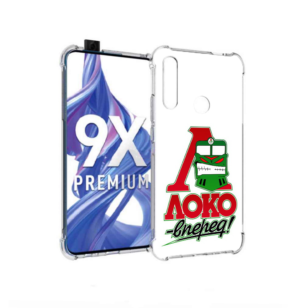 

Чехол MyPads Tocco для Honor 9X ФК локо вперед (PT139835.22.181), Прозрачный, Tocco
