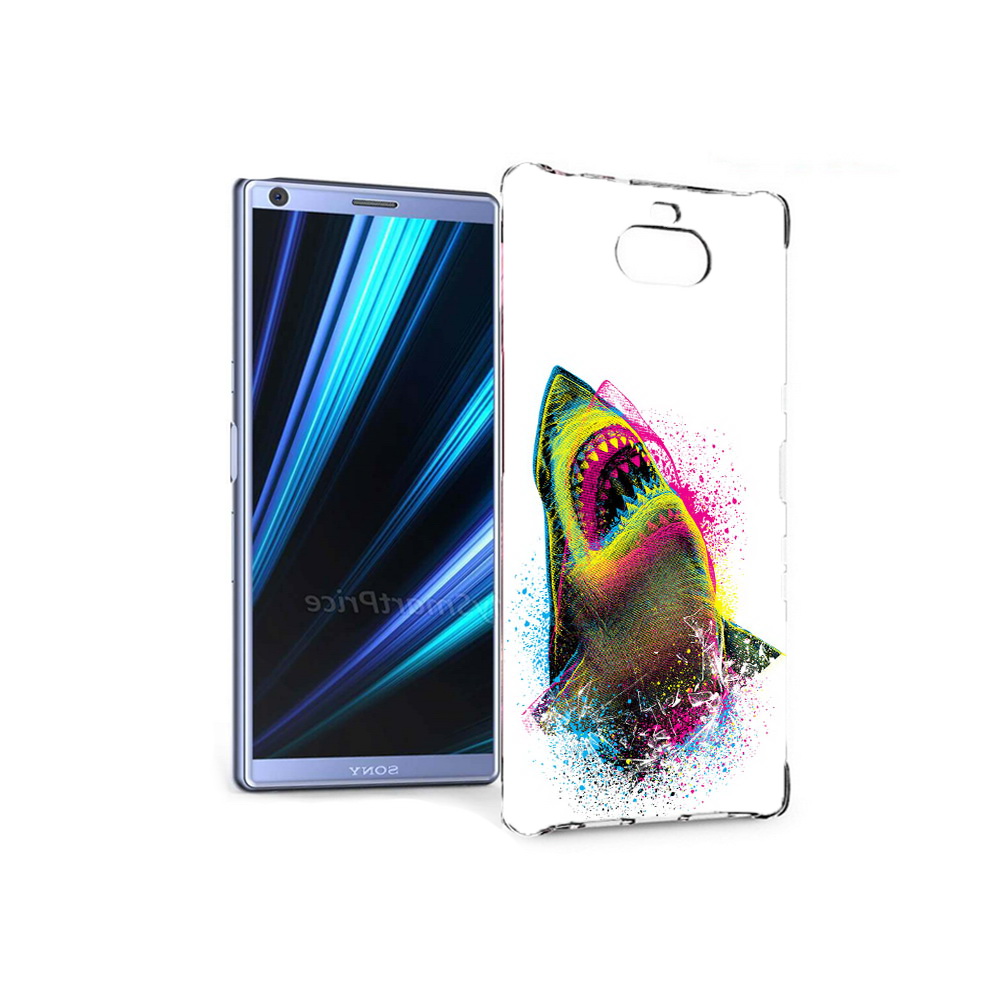 

Чехол MyPads Tocco для Sony Xperia 10 челюсти-2 (PT125953.225.674), Прозрачный, Tocco