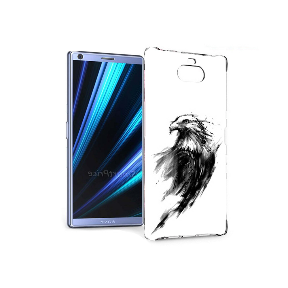 

Чехол MyPads Tocco для Sony Xperia 10 чб птица (PT125953.225.670), Прозрачный, Tocco