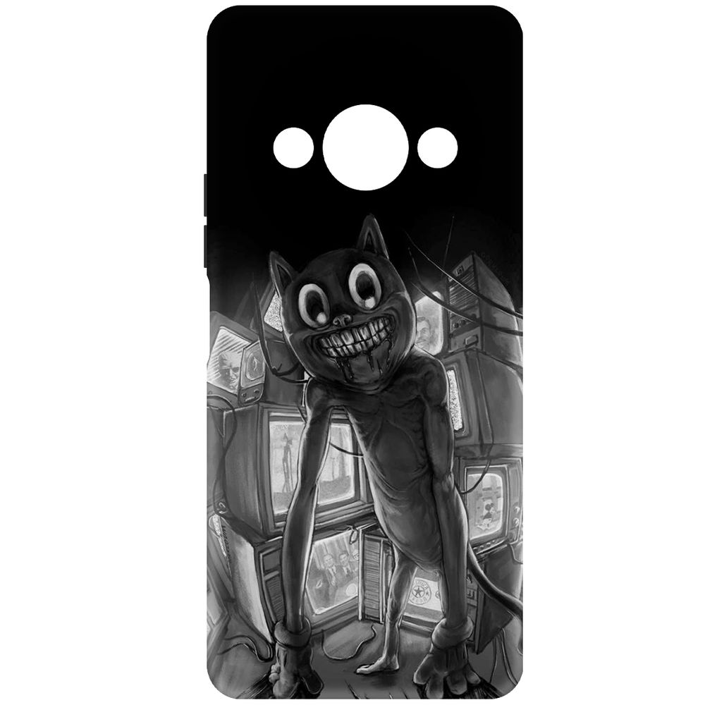 

Чехол-накладка Krutoff Soft Case Хаги Ваги - Картун Кэт для Xiaomi Redmi A3 черный