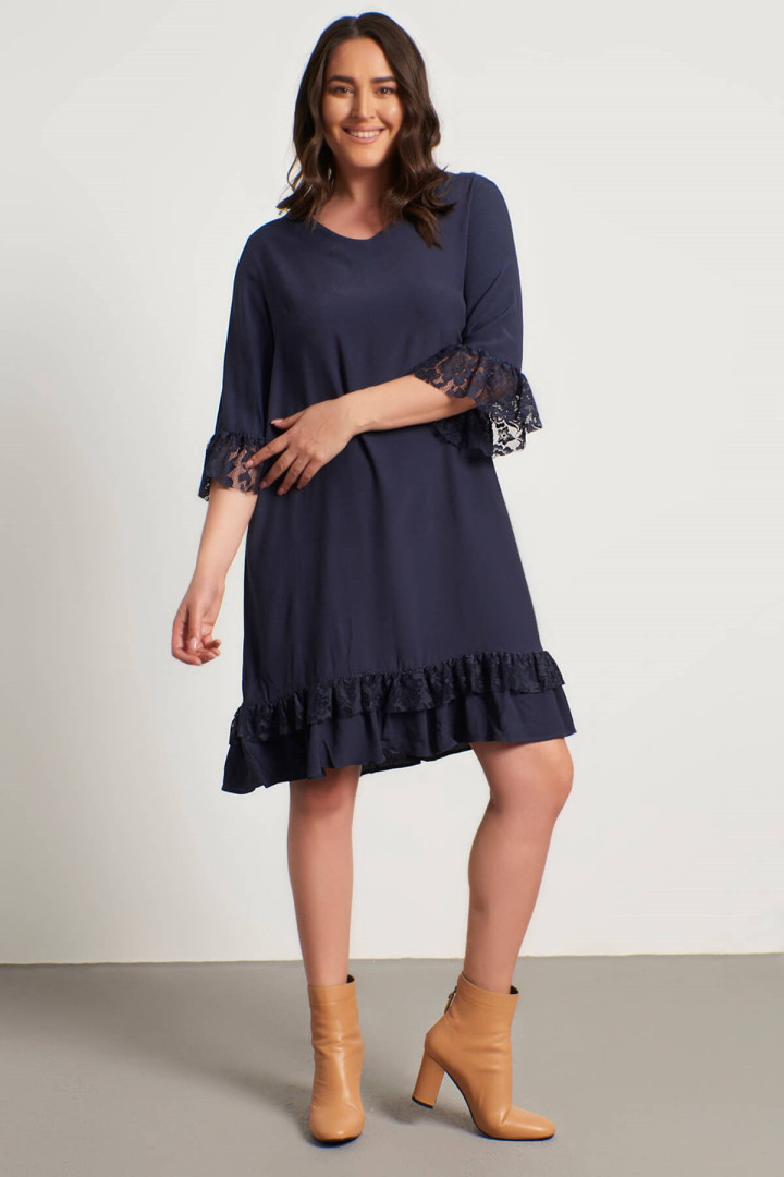 

Платье женское My Line Moda 1218 синее 46 RU, 1218