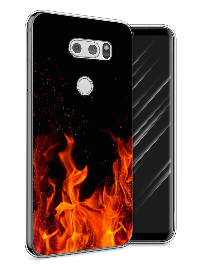 

Чехол Awog на LG V30 "Все в огне", Оранжевый;черный, 83050-4