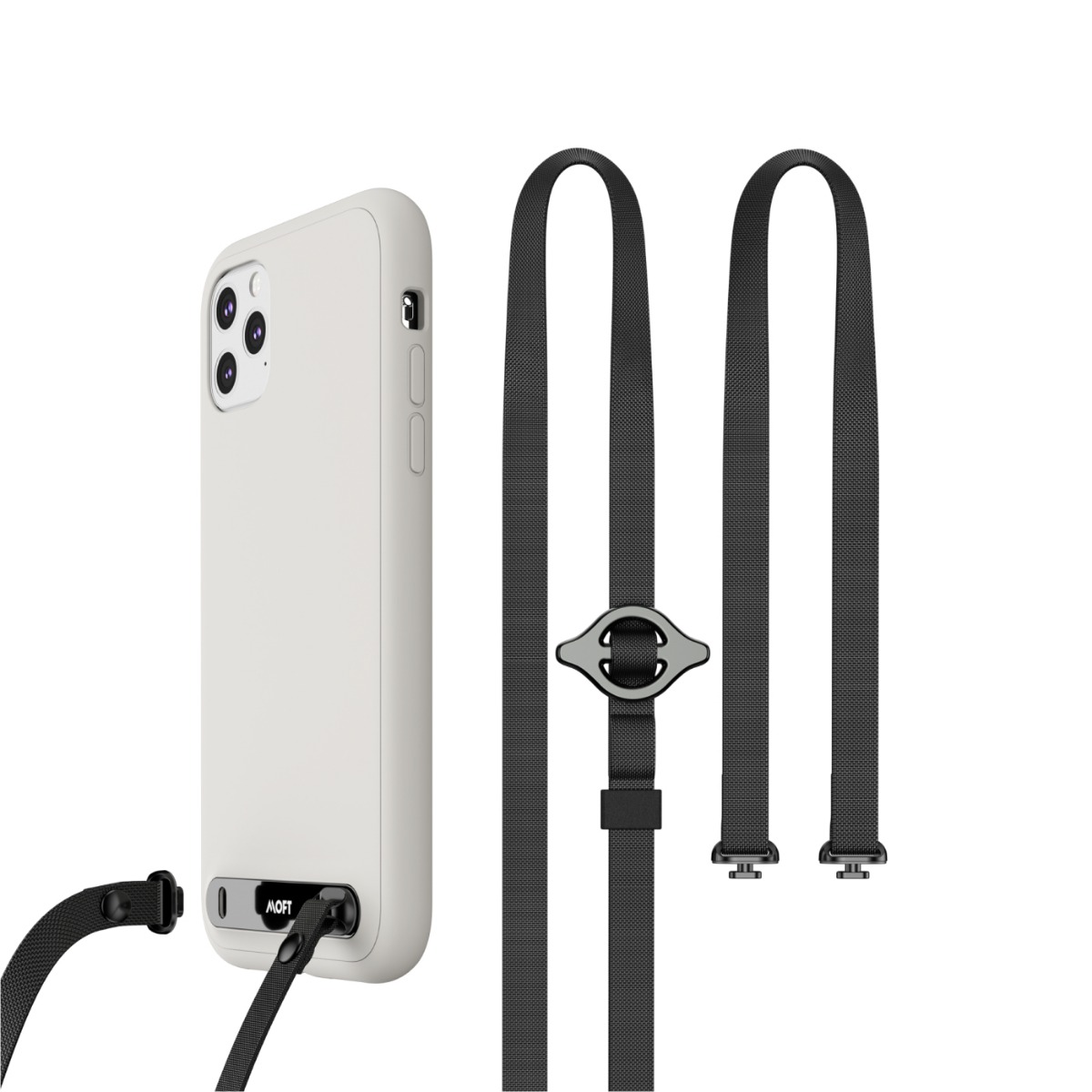 Чехол MOFT SLING Pro-White для iPhone 11 с ремешком