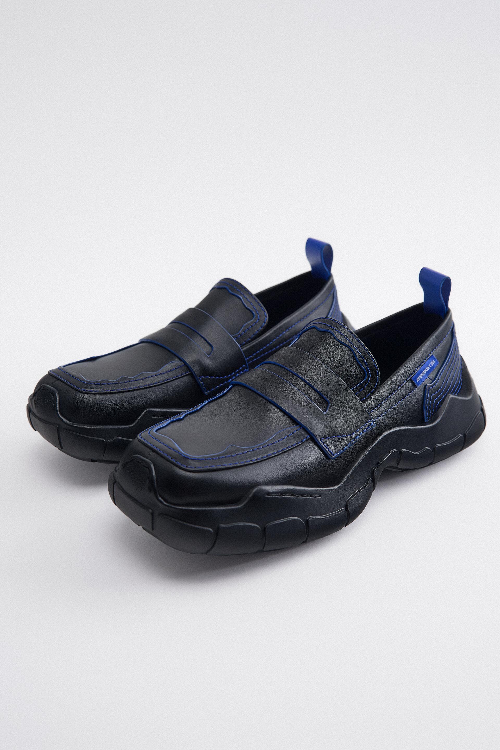 Лоферы женские ZARA 14500110 черные 42 RU (доставка из-за рубежа)