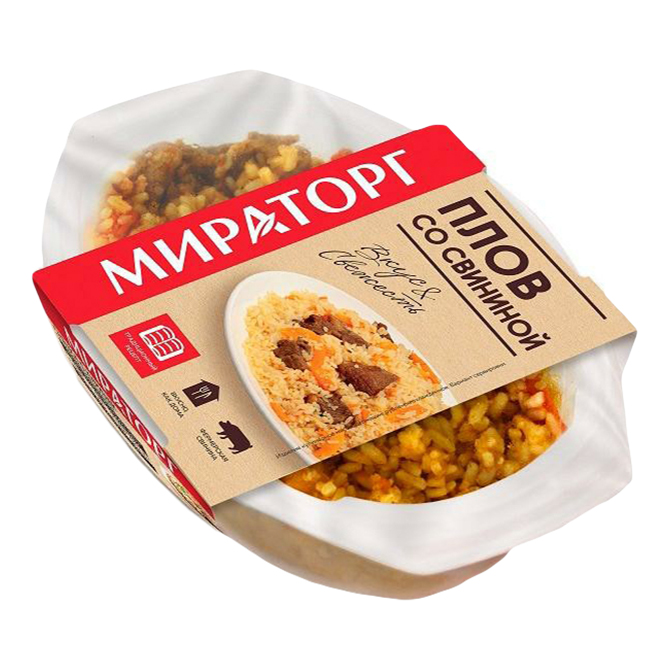 

Плов со свининой Мираторг 260 г