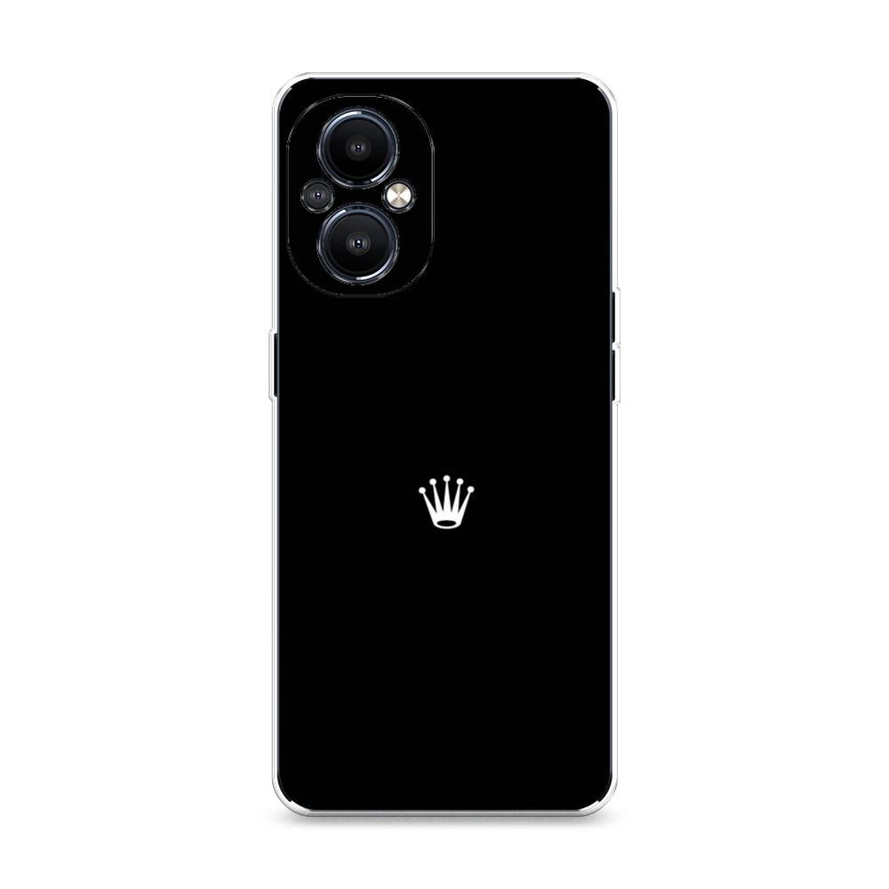 фото Силиконовый чехол "белая корона на черном фоне" на oneplus nord n20 5g awog