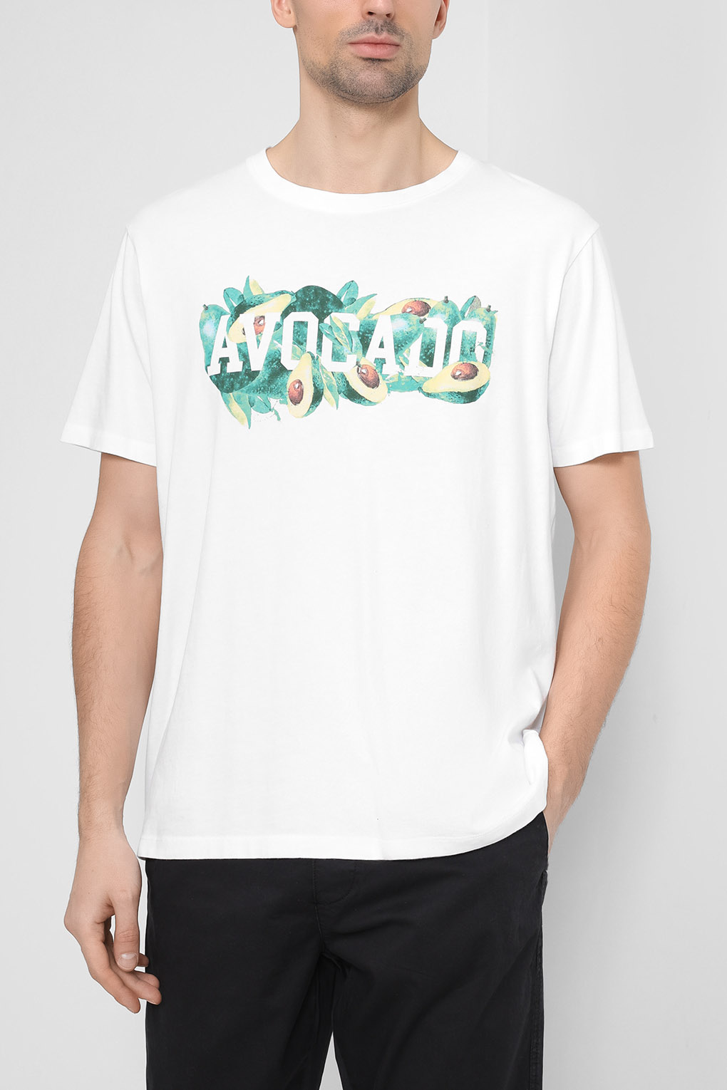 

Футболка мужская Esprit Casual 082EE2K309 белая 2XL, Белый, 082EE2K309