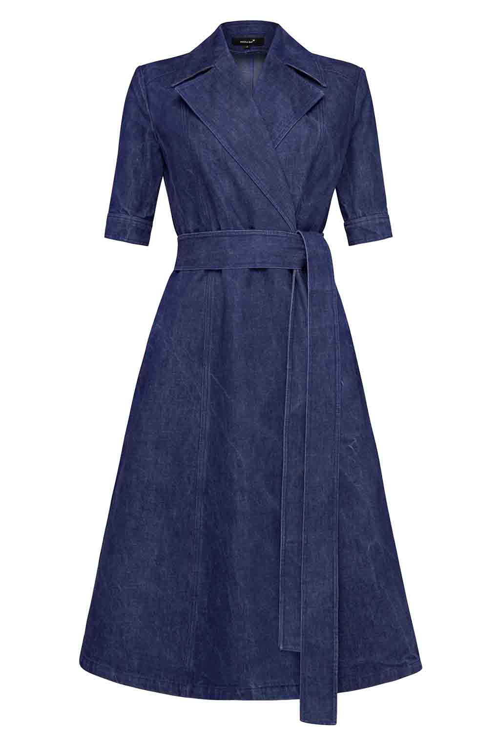 Платье женское PAOLA RAY PR120-3082 синее XS