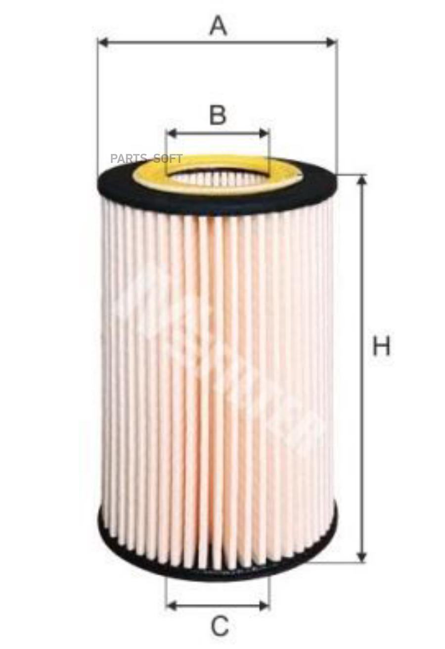 

Фильтр Масляный Te 4031 M-Filter, Made Eu Аналог: Hu 718/4 X