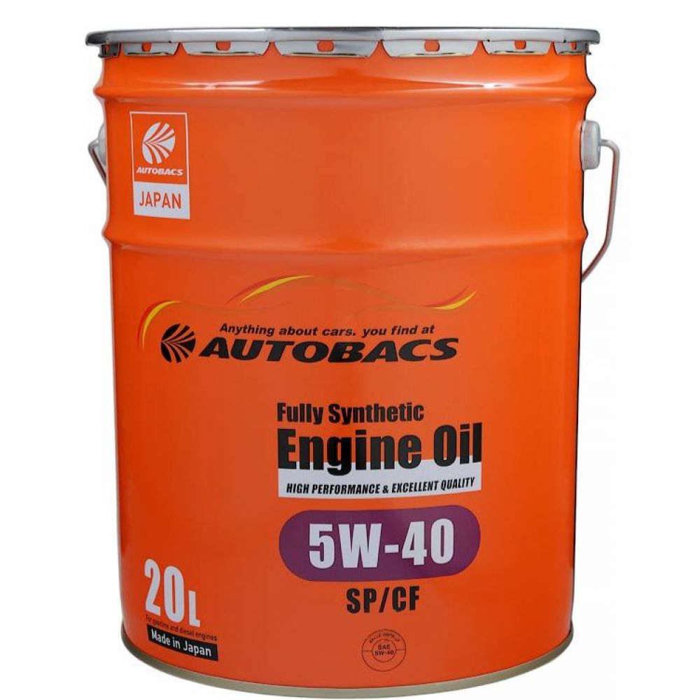 

Моторное масло AUTOBACS Fully Synthetic 5W40 20л