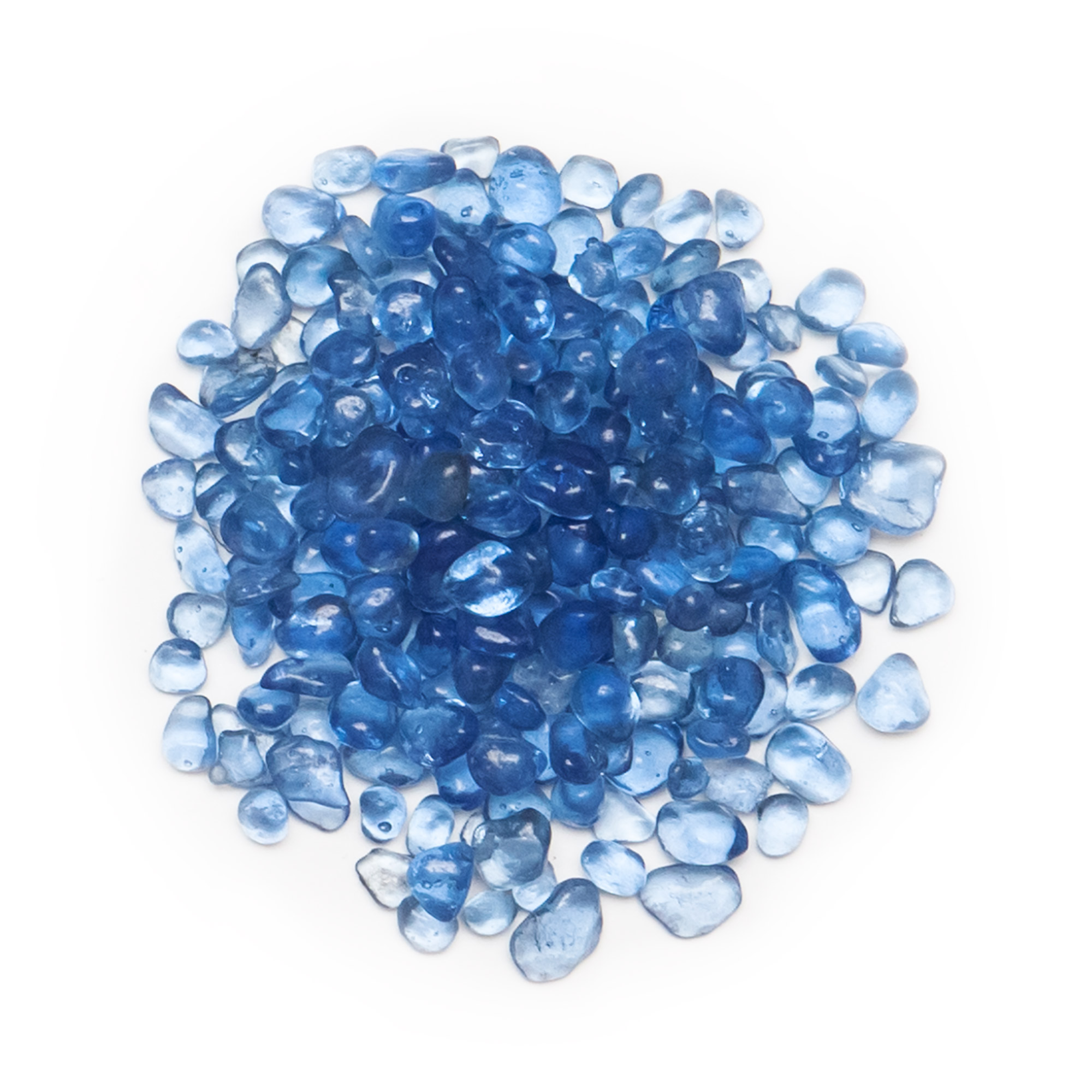 

Декоративная стеклянная крошка 3-6 мм. PolyMax синяя, 180 гр. (Beaded cobalt blue), Декоративная стеклянная крошка окатанная 3-6 мм. синяя, 180 гр. (Beaded cobalt blue)