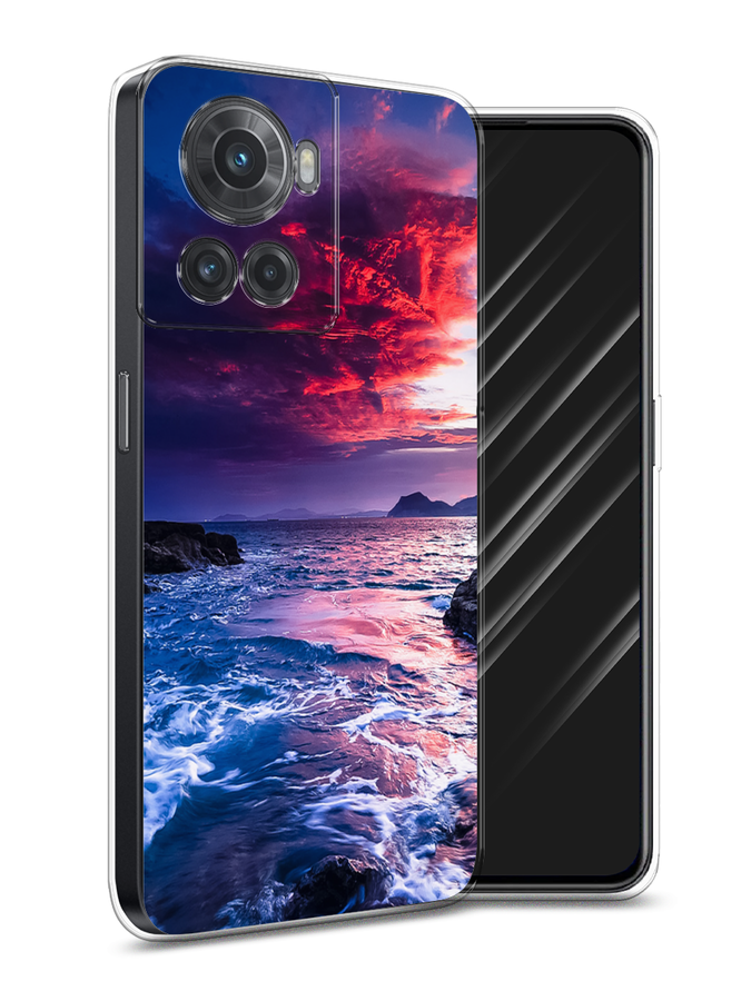 

Чехол Awog на OnePlus Ace / ВанПлас Ace "Волны 1", Разноцветный, 153050-4