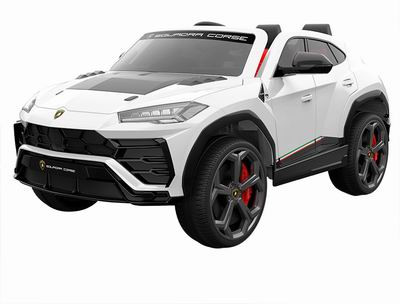 Детский электромобиль FUTAI Lamborghini Urus ST-X 4WD, 12V, EVA, SMT-666-WHITE детский электромобиль futai bmw x6m 12v полный привод eva ft 968 white