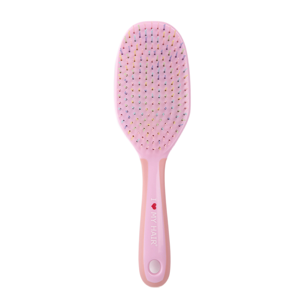 Щетка для волос I love my hair CRAZY BRUSH 1302, розовая L