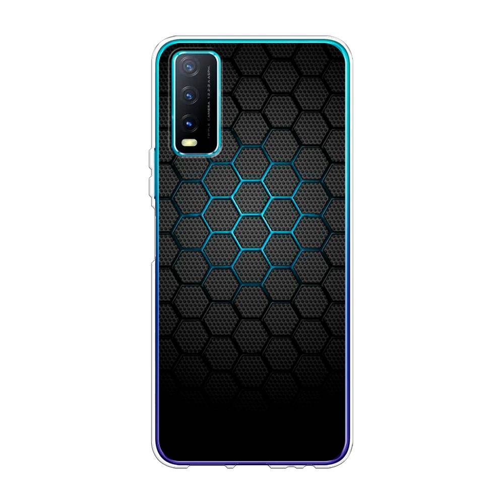 

Чехол Awog "Бирюзовые соты" для Vivo Y20, Разноцветный, 263650-3