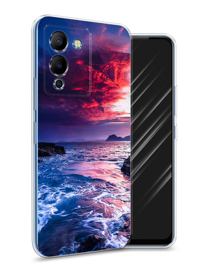 

Чехол Awog на Infinix Note 12 G96 "Волны 1", Разноцветный, 3101550-4