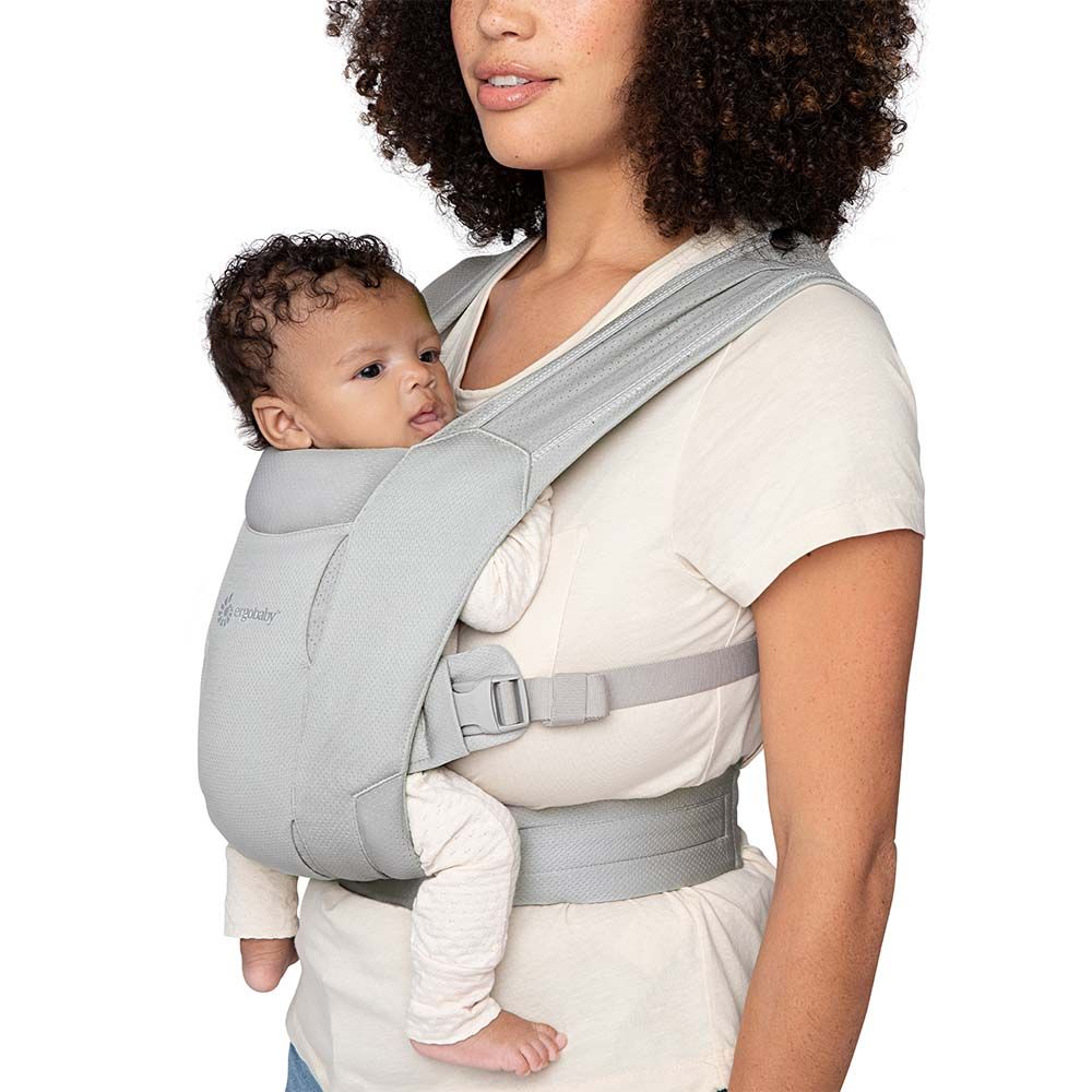 Эргорюкзак Ergobaby Embrace Soft Air Mesh Soft Grey эргорюкзак слинг omni breeze softflex mesh с рождения и до 20 кг темно серый