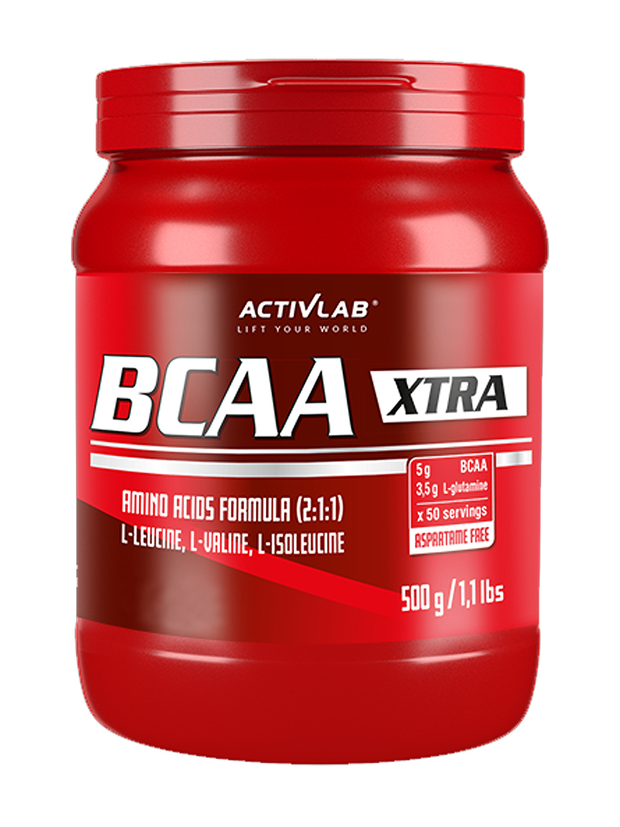 фото Аминокислоты activlab bcaa xtra + glutamine, порошок 500г (апельсин)