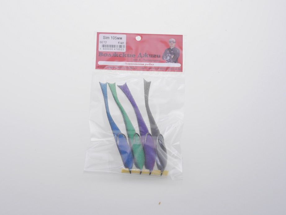 

Поролон Volga jigs Волжский 105 мм SLIM # Set 2, 00-00027475