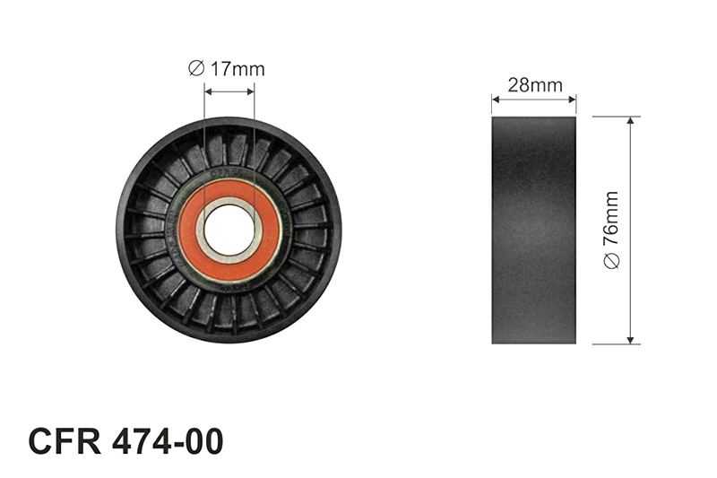 

Ролик CAFFARO 474-00
