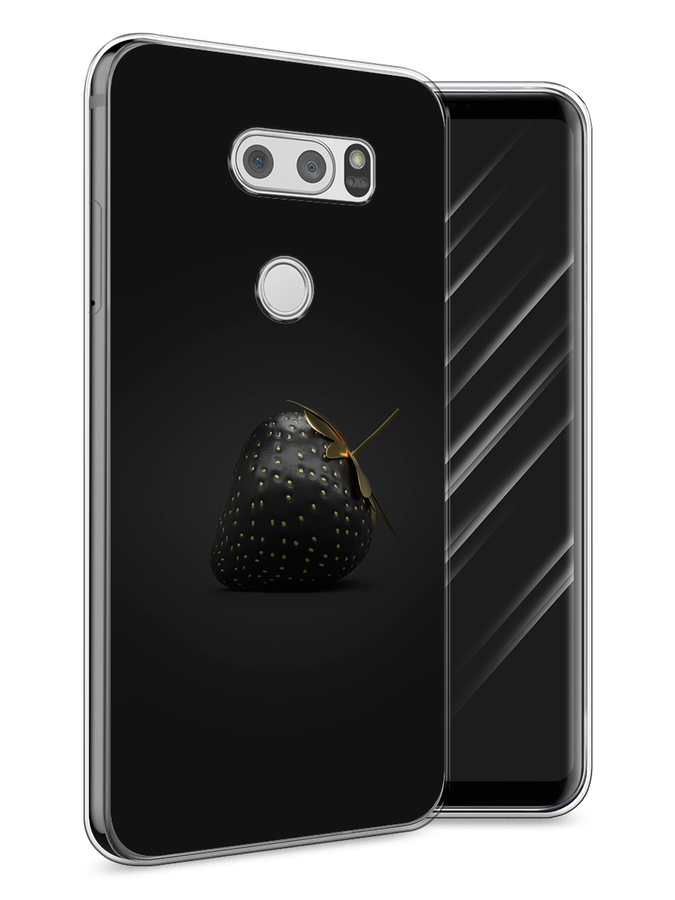 

Чехол Awog на LG V30 "Черная клубника", Золотистый;черный;серый, 83050-10