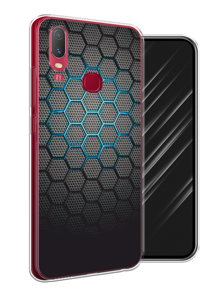 

Чехол Awog "Бирюзовые соты" для Vivo Y11, Разноцветный, 261650-3