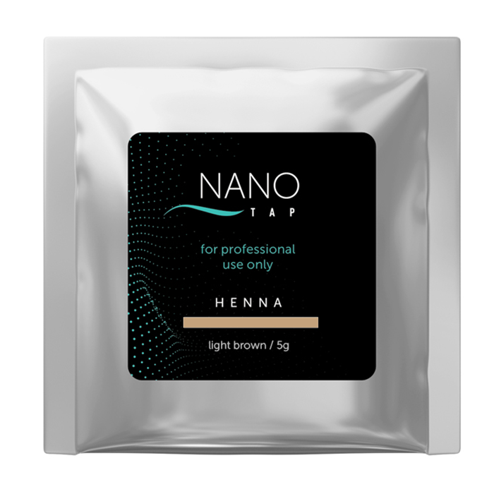 

Хна для бровей Nano tap в саше, светло-коричневый light brown 5 гр
