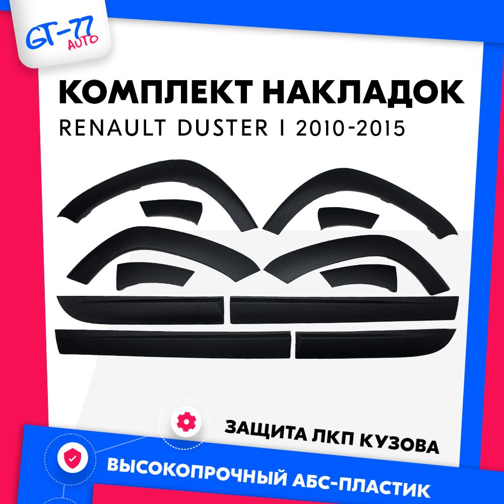

Накладки на арки и молдинги CUBECAST для Renault Duster 1 2010-2015