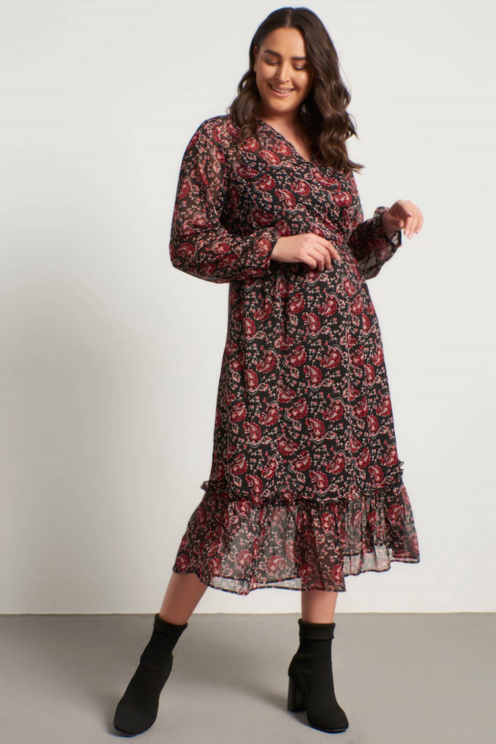 

Платье для беременных My Line Moda 1212 черное 44 RU (товары доставляются из-за рубежа), 1212