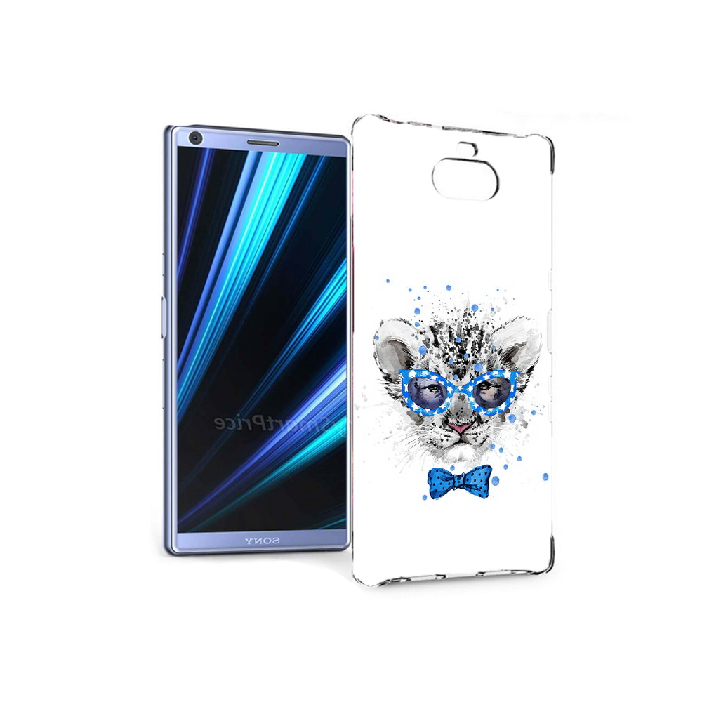 

Чехол MyPads Tocco для Sony Xperia 10 тигренок с бабочкой (PT125953.225.642), Прозрачный, Tocco