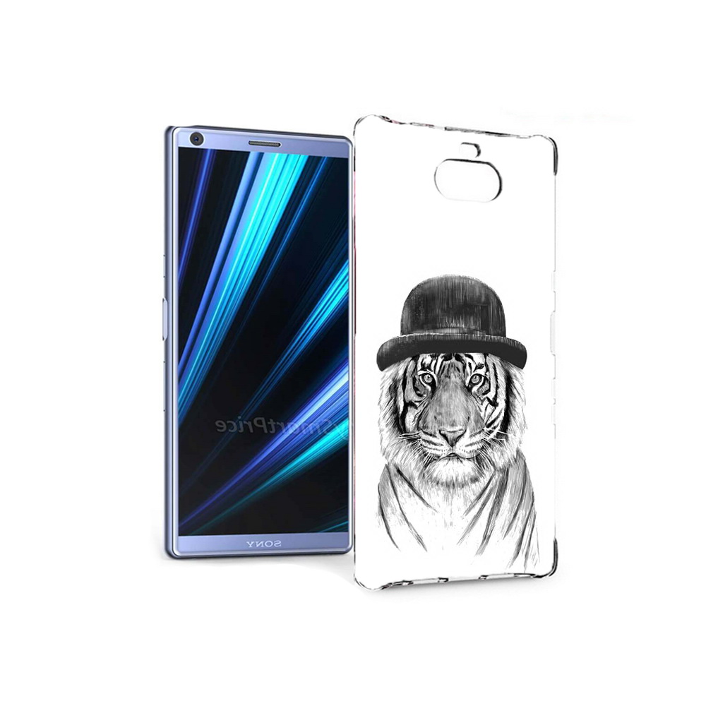 

Чехол MyPads Tocco для Sony Xperia 10 тигр британец (PT125953.225.641), Прозрачный, Tocco