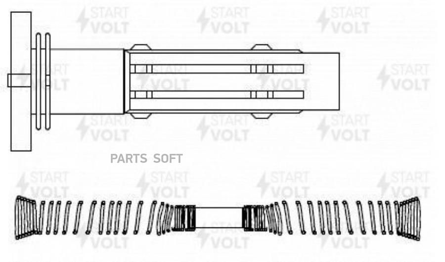 

Наконечник катушки зажигания для а/м Mercedes-Benz C W203 (05-)/E W211 (05-) 2.5i/3.0i (ST