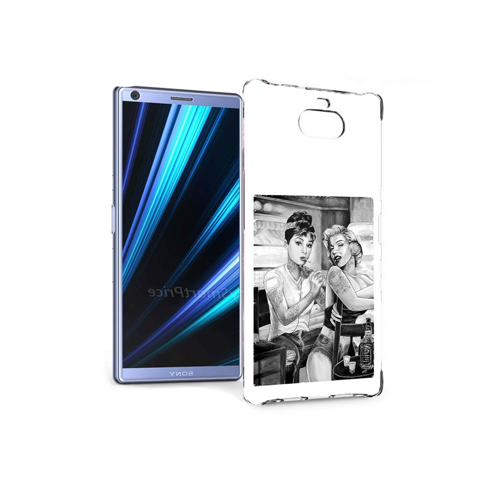 

Чехол MyPads Tocco для Sony Xperia 10 тату мастер (PT125953.225.637), Прозрачный, Tocco