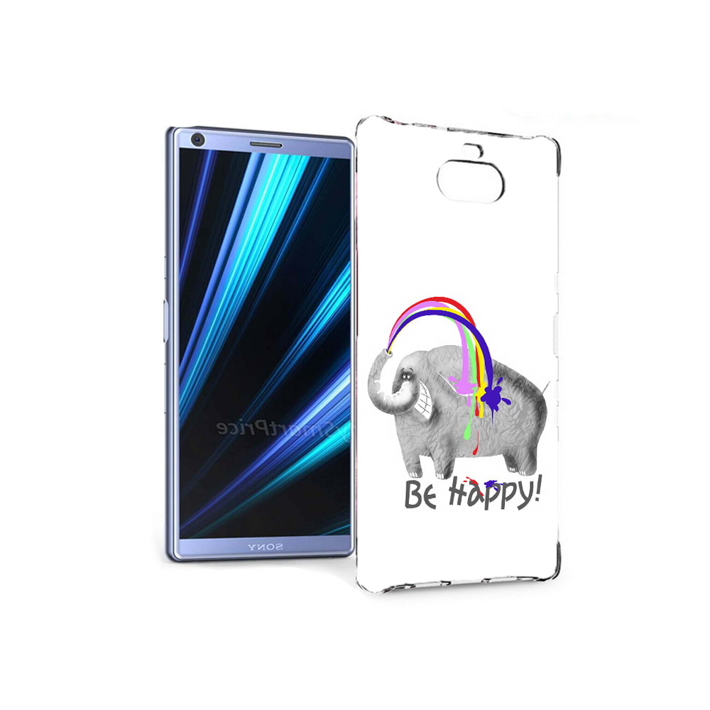 

Чехол MyPads Tocco для Sony Xperia 10 счастливый слон (PT125953.225.632), Прозрачный, Tocco